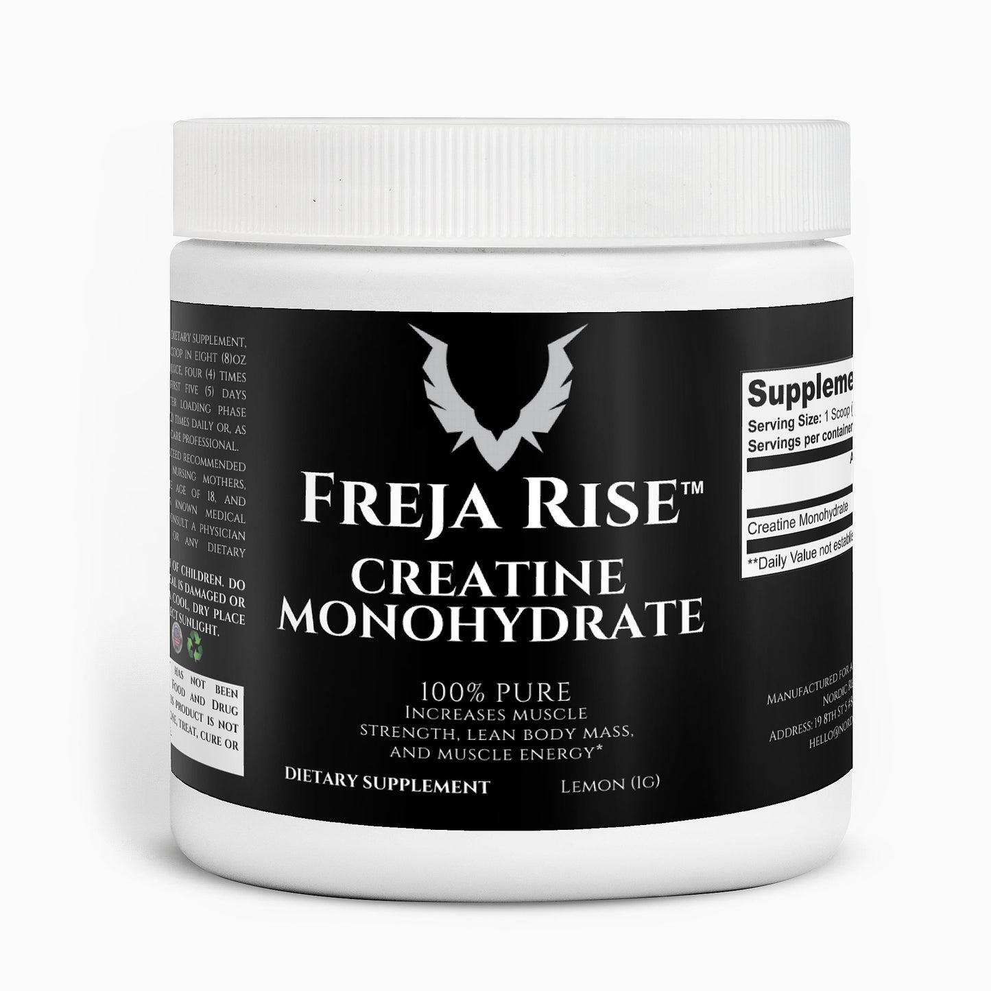 Freja Rise Creatine Monohydrate
